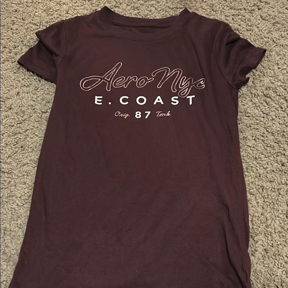 Aero NYC Maroon T-Shirt